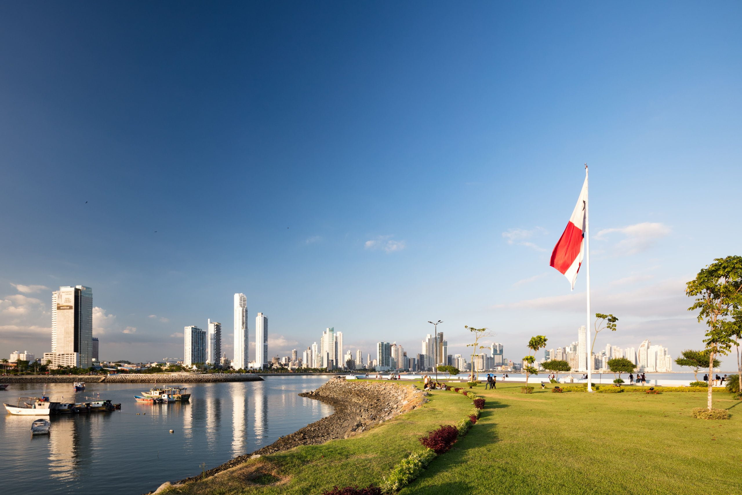 Vista Panorámica de la ciudad de Panamá durante el mes de noviembre