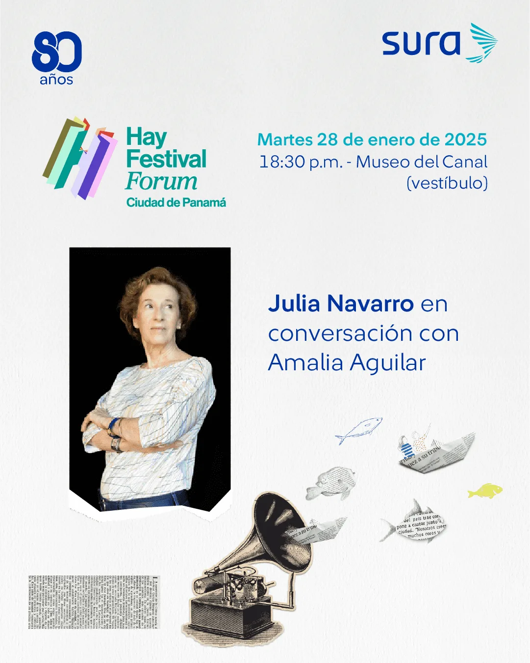 Hay Festival Fórum Ciudad de Panamá 2025: Julia Navarro y otras grandes voces femeninas que no te puedes perder 